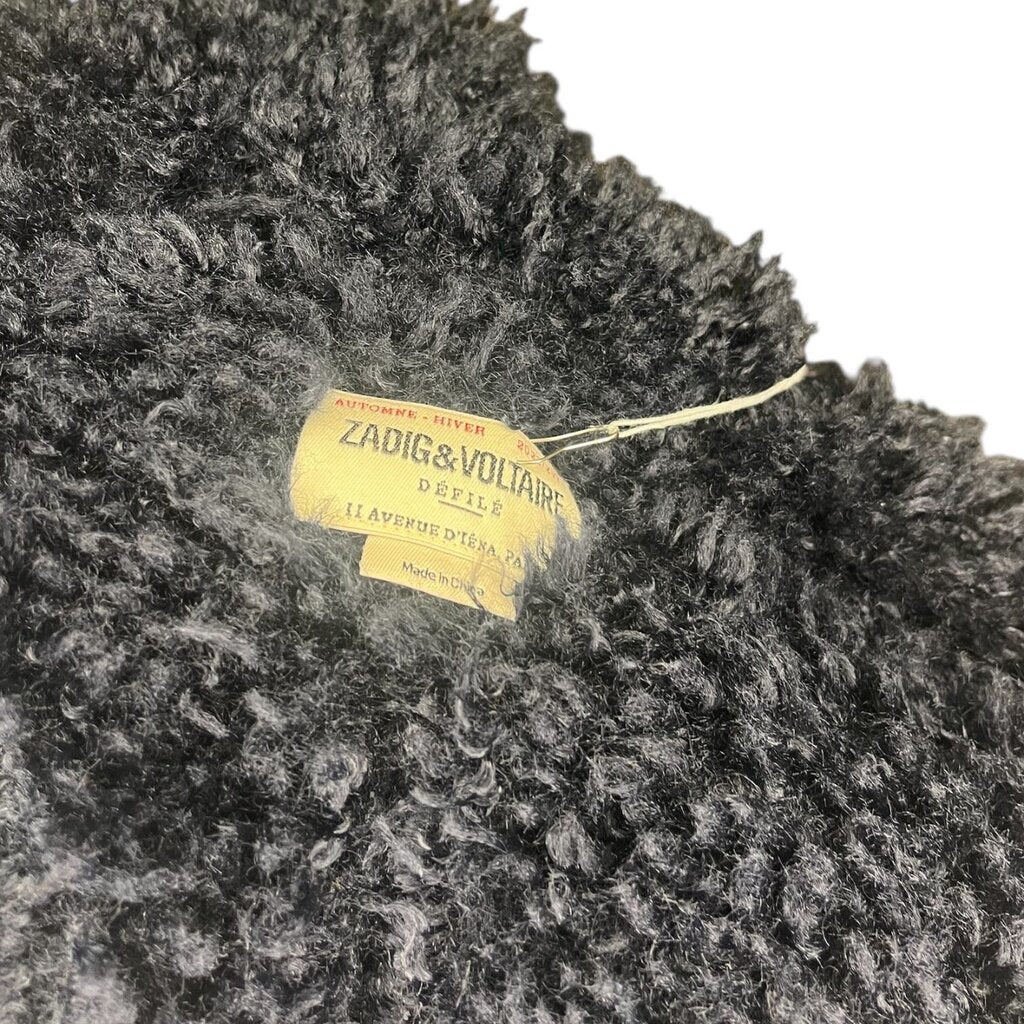 Zadig & Voltaire Suede And ShearlingCoat, MSRP $598