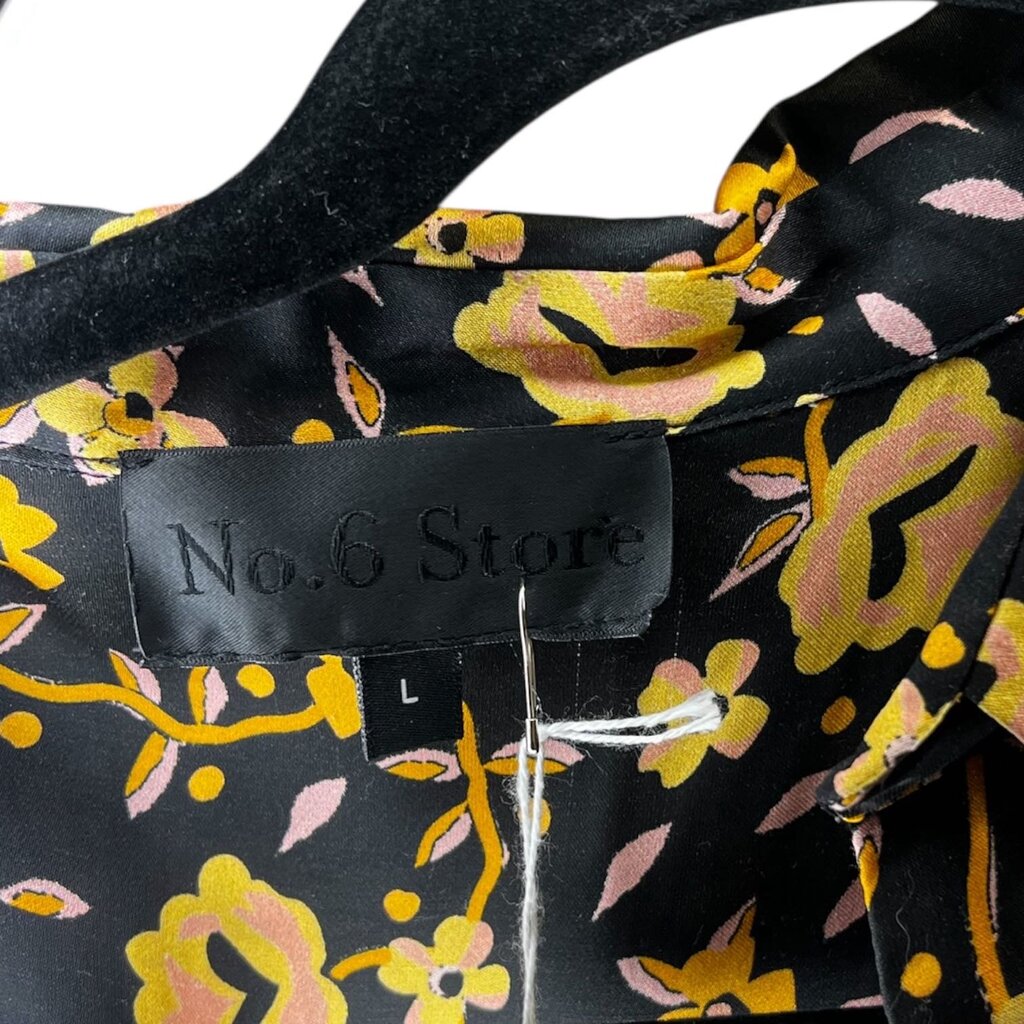 No. 6 Store Floral Print Silk Maxi Dress