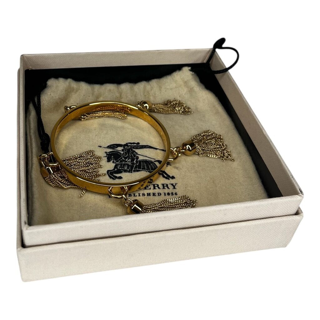 Burberry Prorsum Tassel Bangle Bracelet W/ Box And Dust Bag