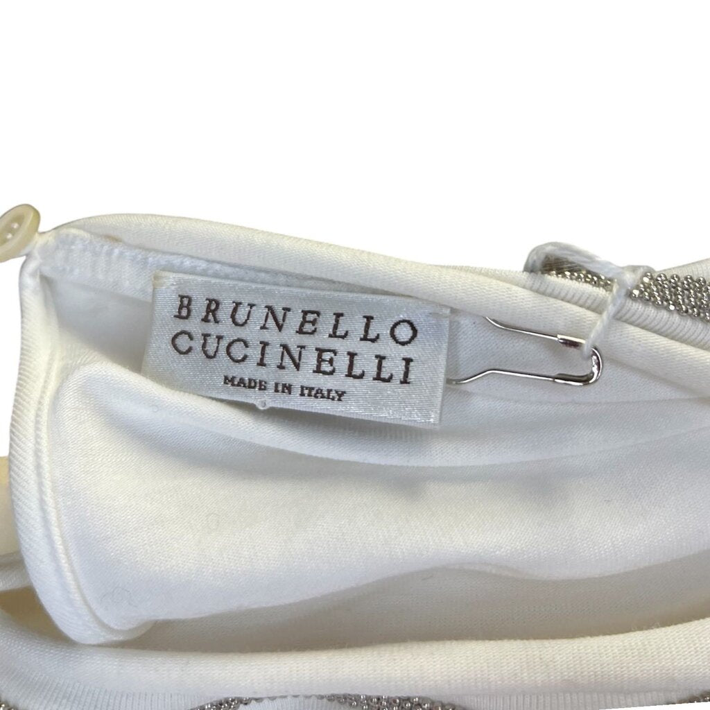 Brunello Cucinelli Monili Bead Embellished Top