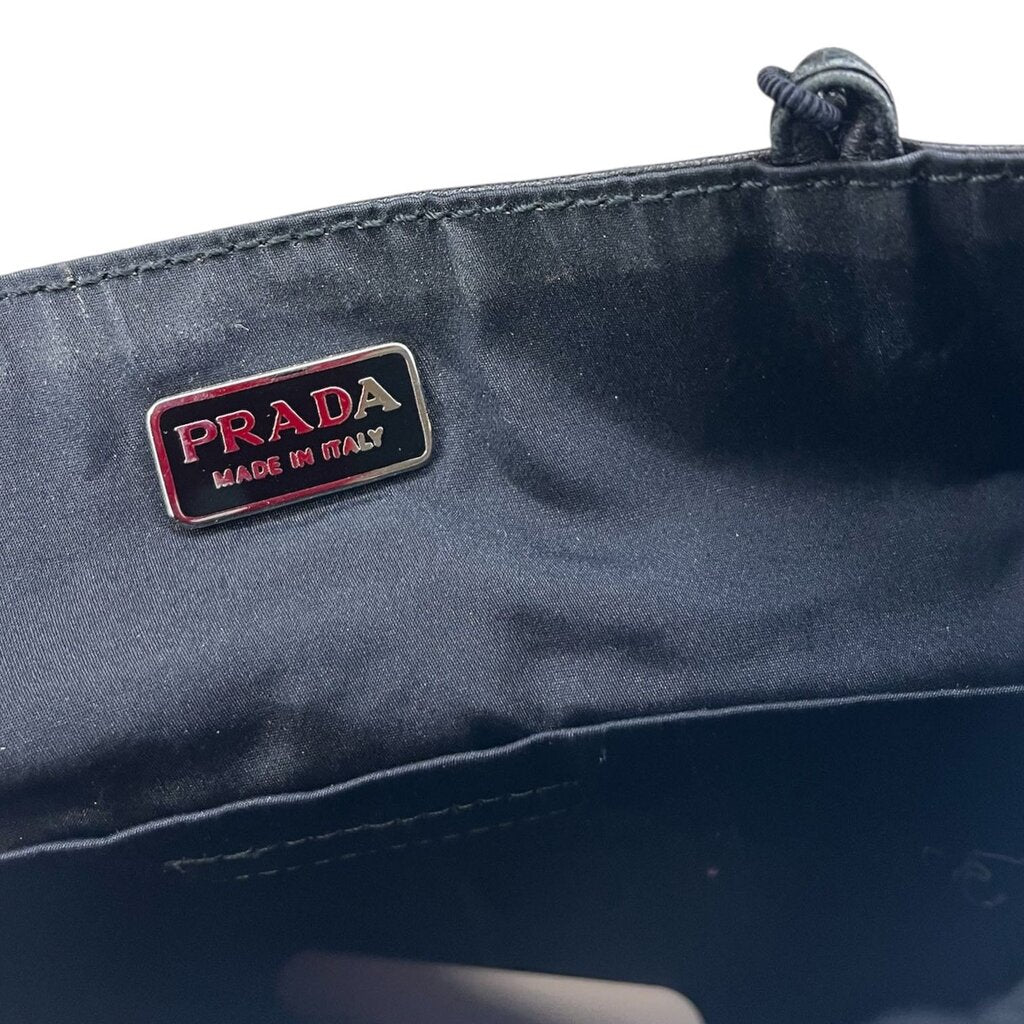 Prada Leather Panel Handbag