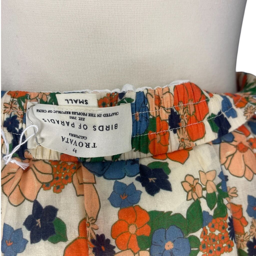Trovata Birds Of Paradise Floral Print Midi Skirt