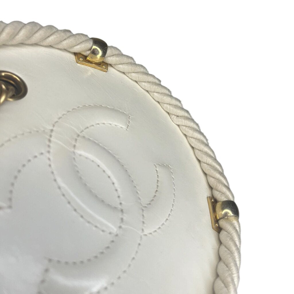 Chanel Small Leather 'En Vogue' Round Crossbody Bag, Limited Edition