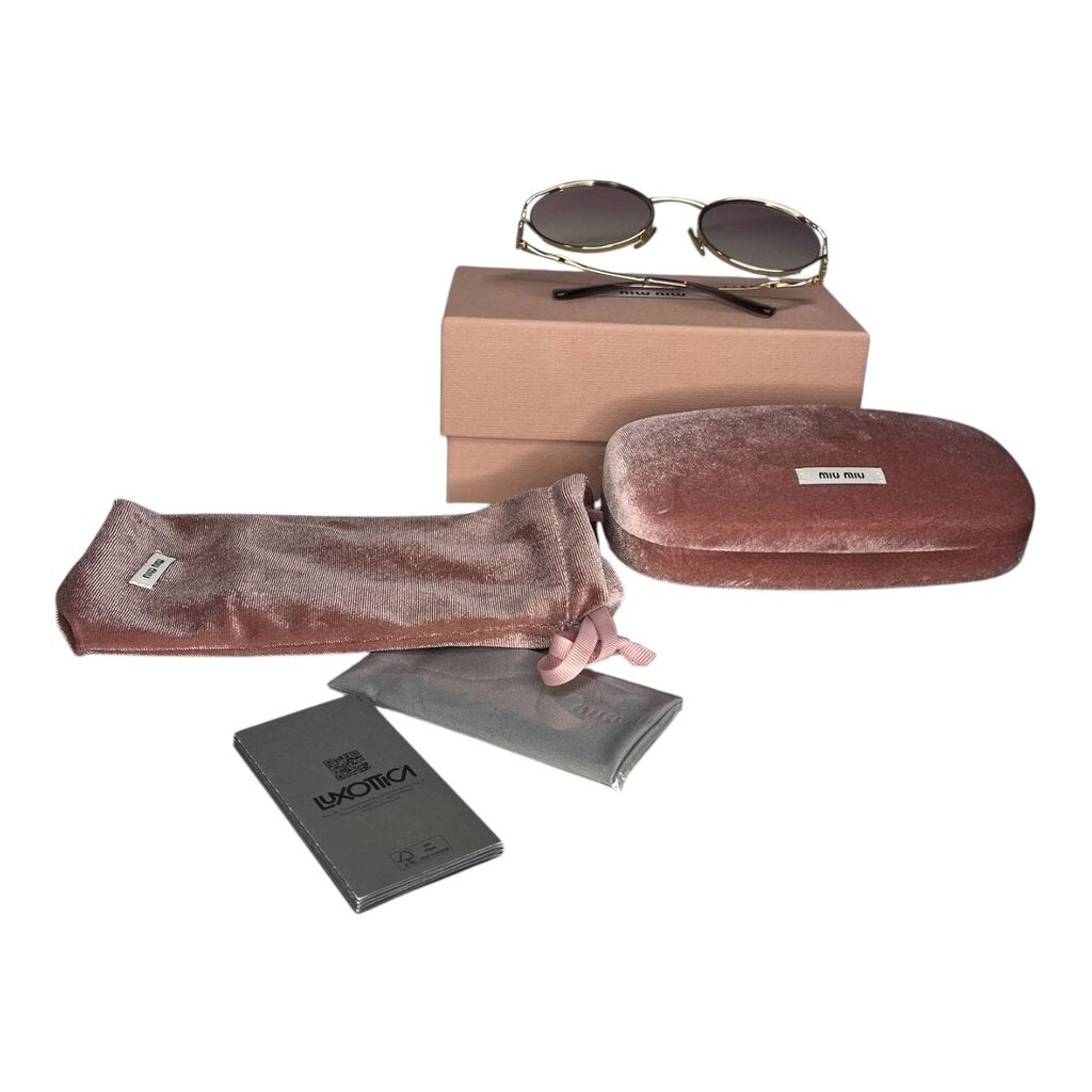 Miu Miu Rose Colored Sunglasses