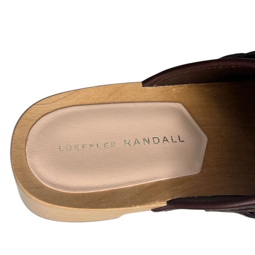 Loeffler Randall Polina Espresso Brown Clogs