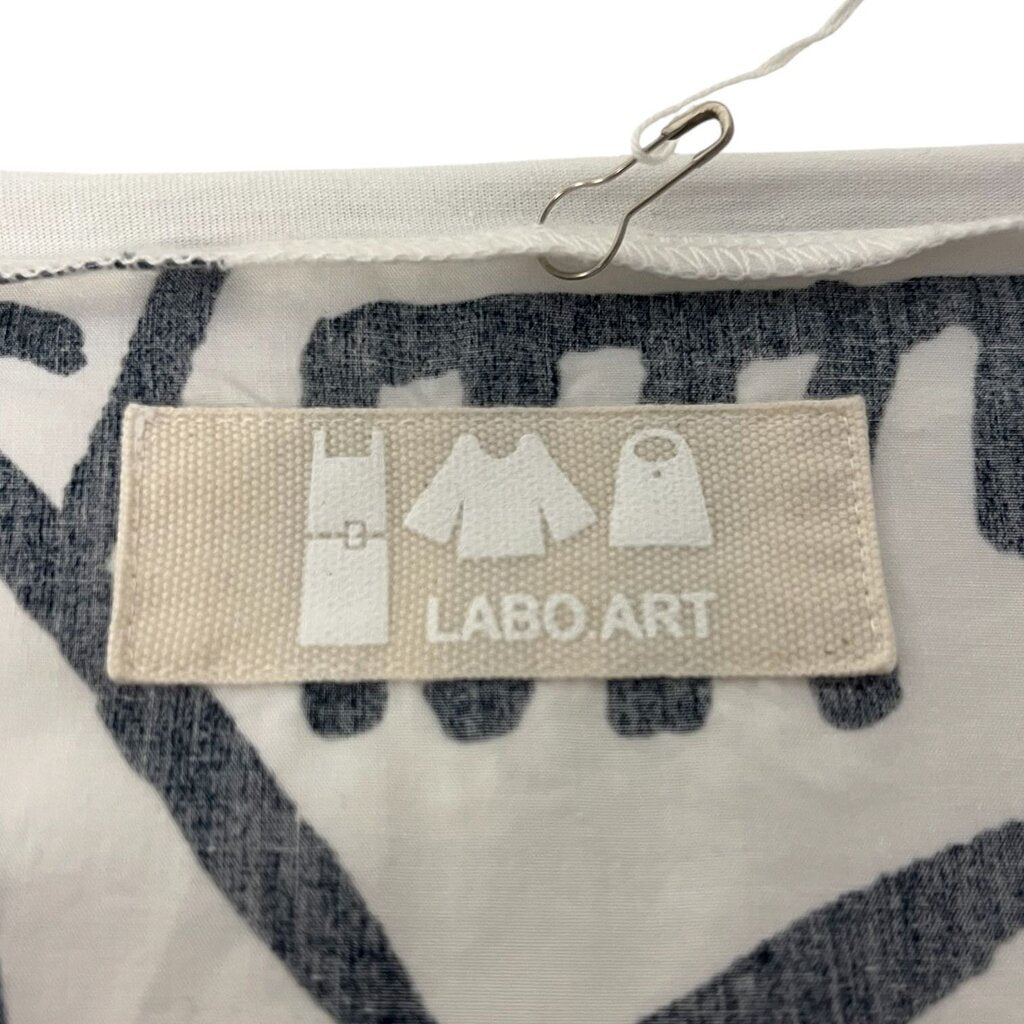 Labo.Art Graphic Print Cotton Blouse