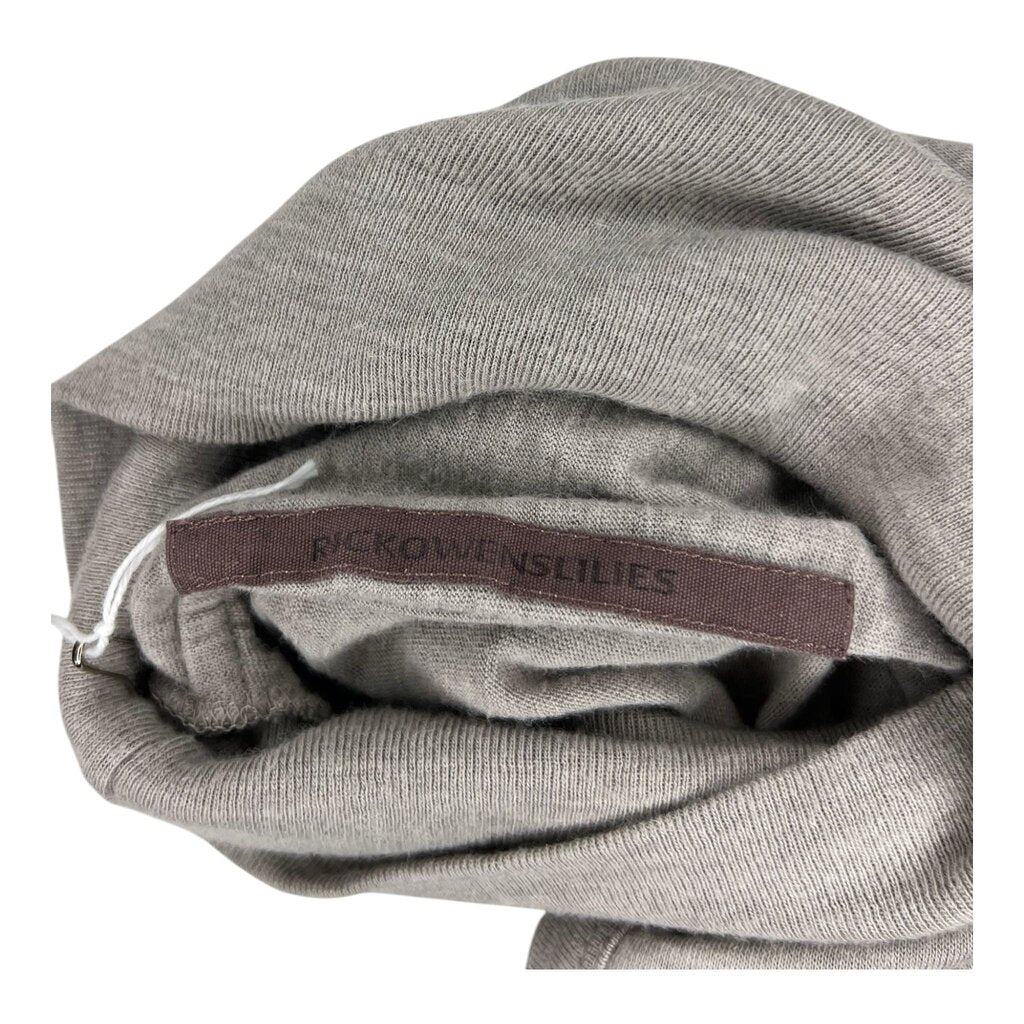 Rick Owens Mock Neck Wool Tunic Top