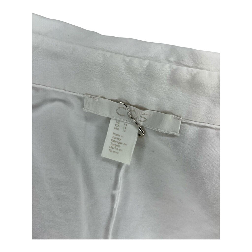 Cos Collared Short Sleeved Button Blouse