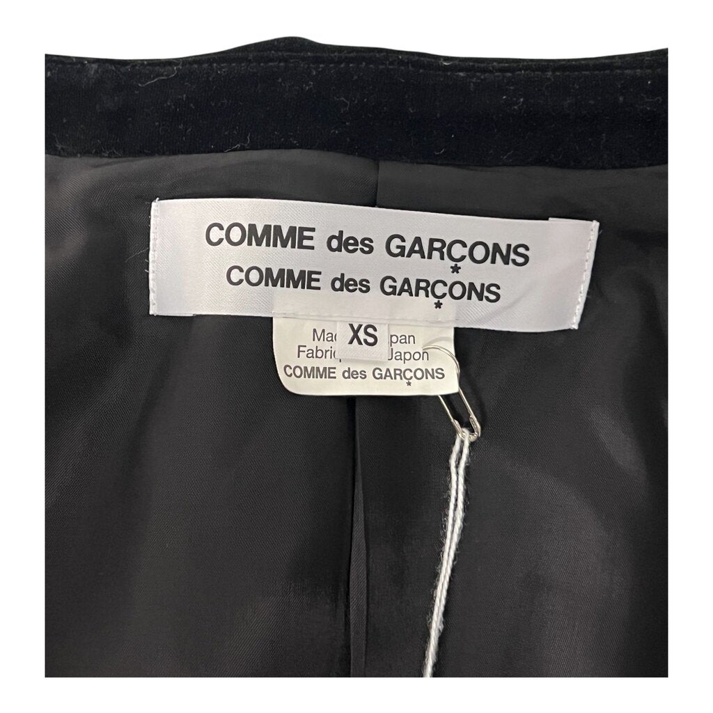 Comme Des Garcons Wool & Velvet Blazer