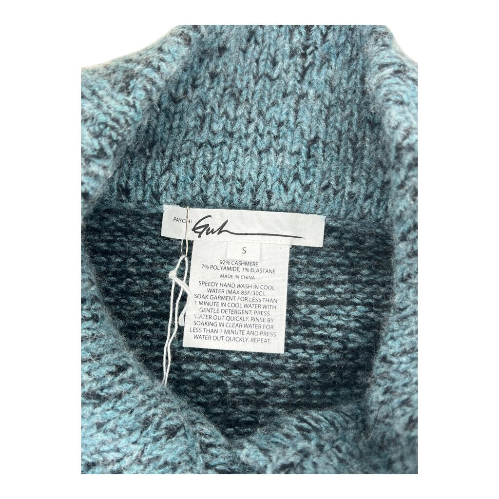 Paychi Guh Mock Neck Cashmere Capelet