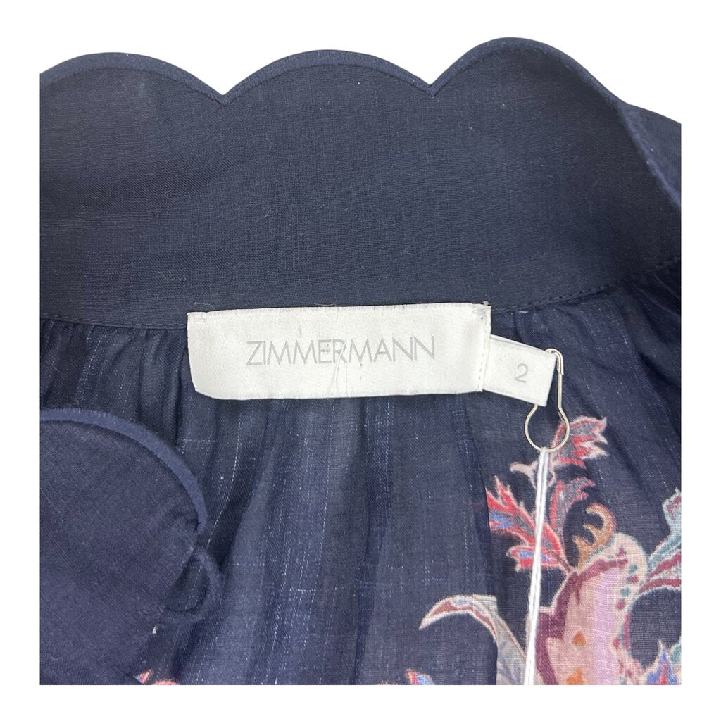 Zimmerman Rhiannon Billow Blouse, MSRP $575
