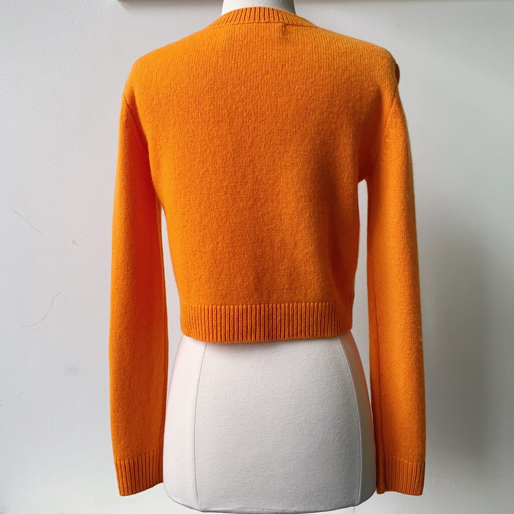 The Elder Statesman Cashmere Cropped Sweater