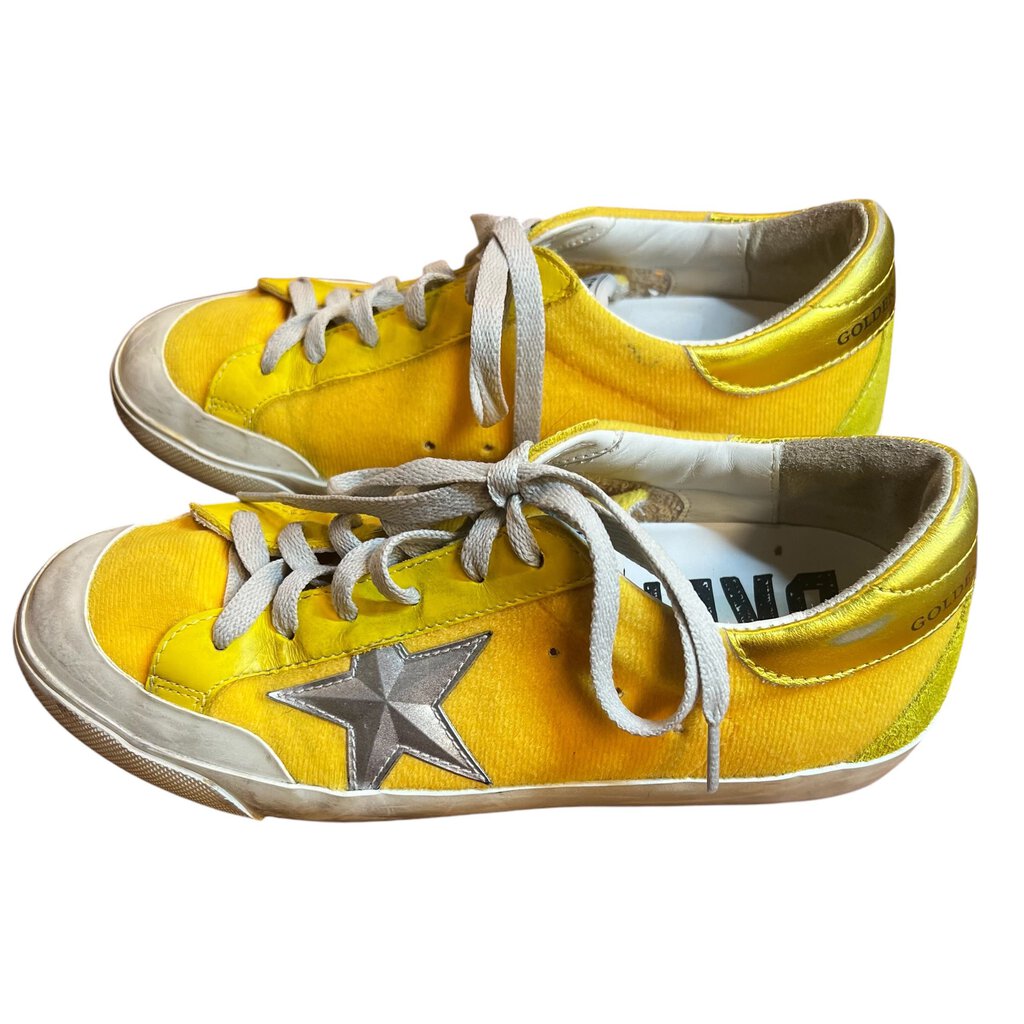 Golden Goose Leather/Fabric Sneakers