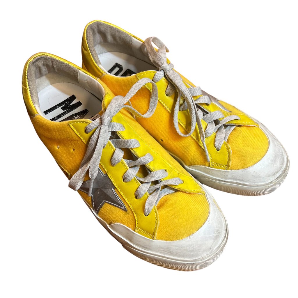 Golden Goose Leather/Fabric Sneakers