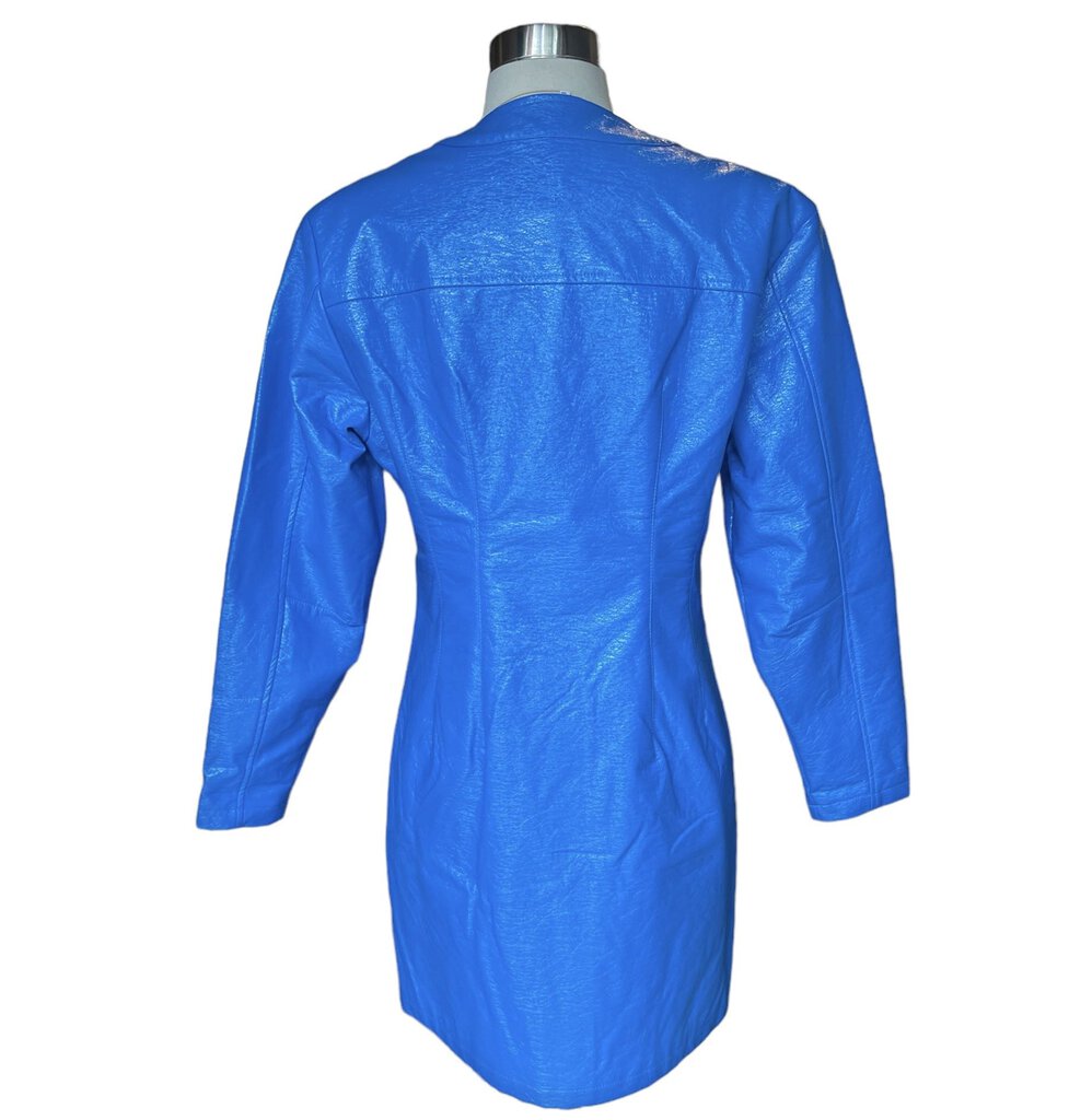Cras Patent Polyester Johannacras Dress Coat, New