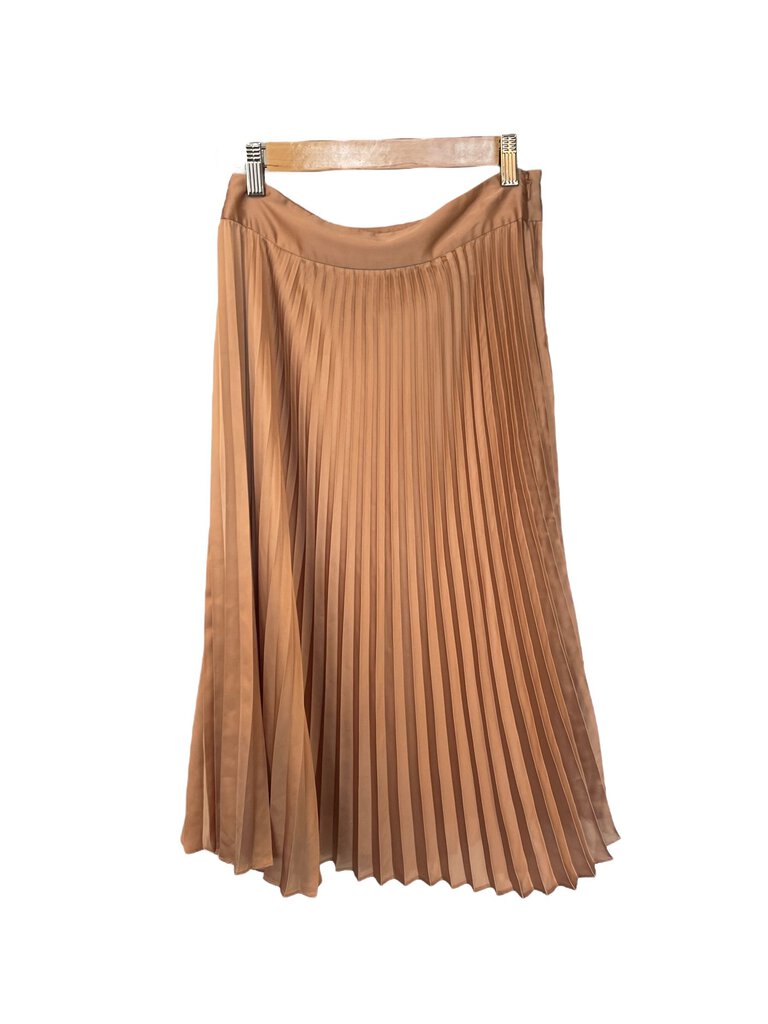 Sezane Knife Pleat Midi Skirt