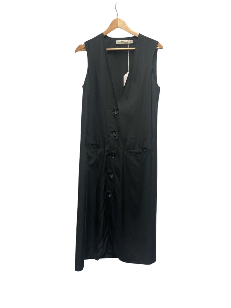 Hope Sleeveless Button Down Vest Dress