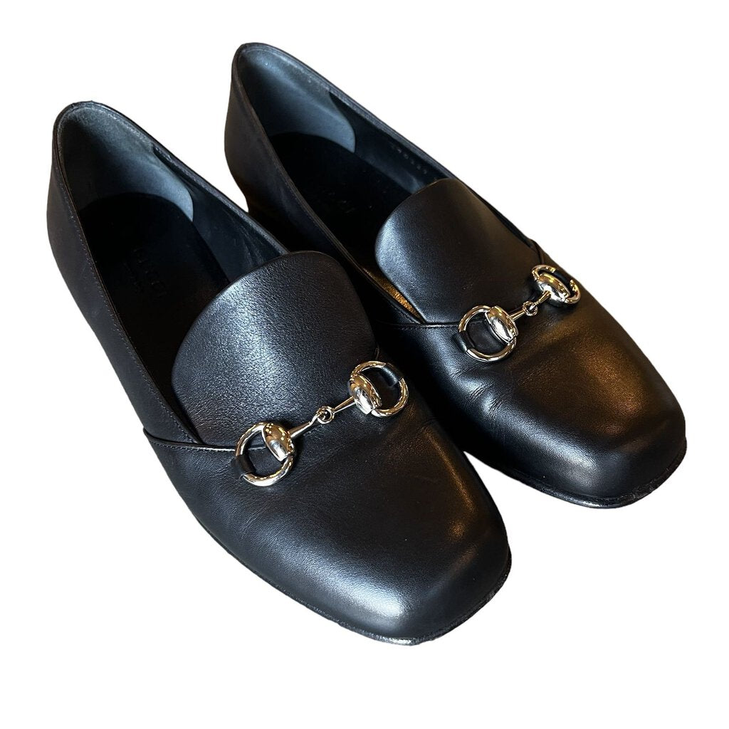 Gucci Horsebit Smooth Leather Loafers