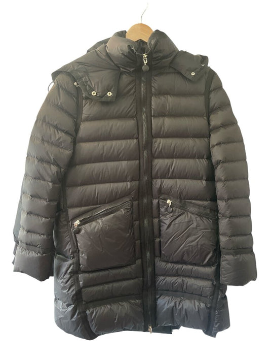 Moncler Zip Front Hooded Puffer Jacket