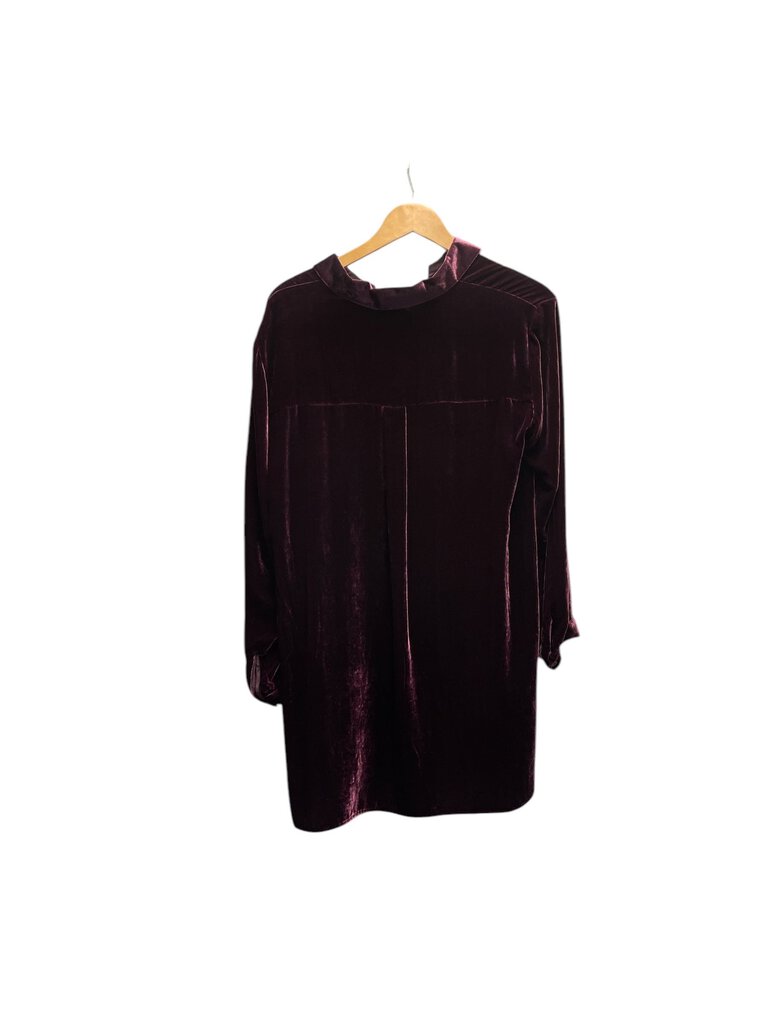 Eileen Fisher Velvet Button Front Shirt, New