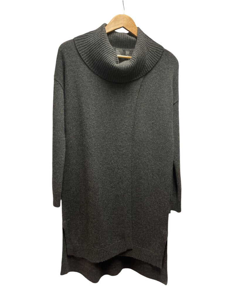 The Fisher Project Cashmere Turtleneck Long Split Front Sweater