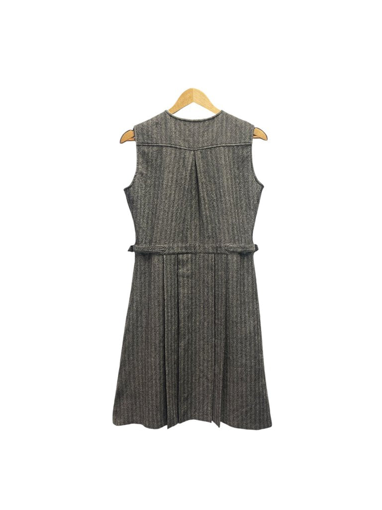 Billy Reid Herringbone Box Pleat Dress