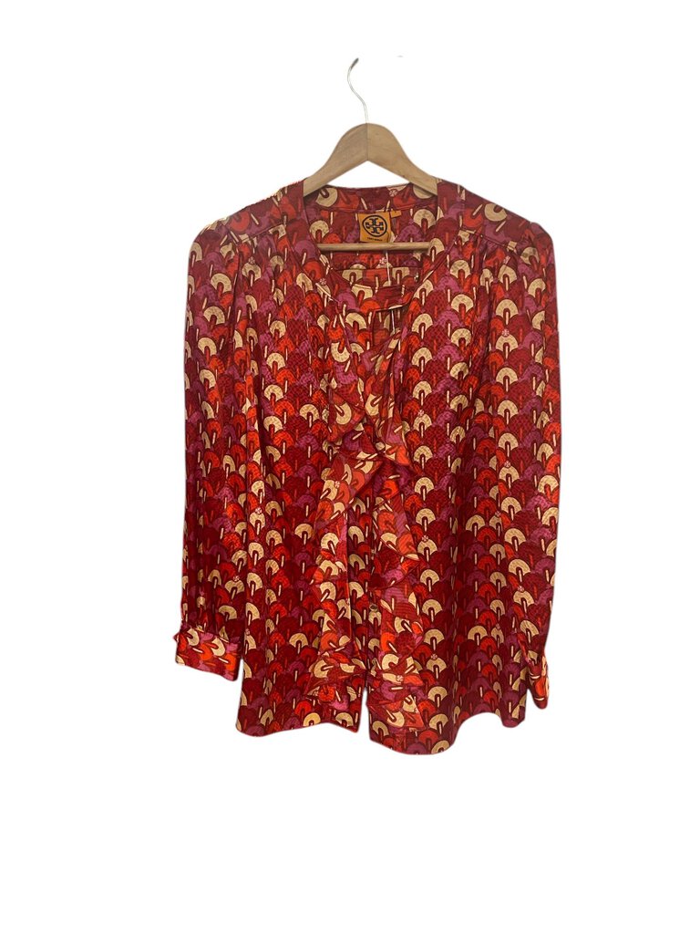 Tory Burch Silk Print Blouse