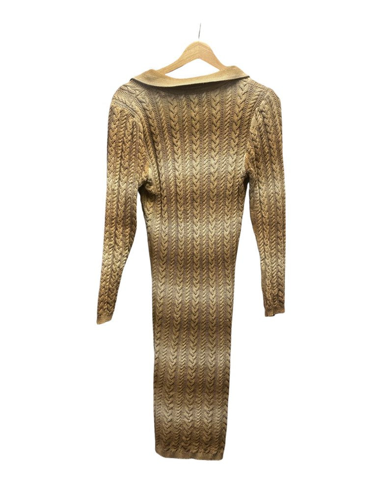 Studio Fantastique Ombre Cable Knit Dress, NEW