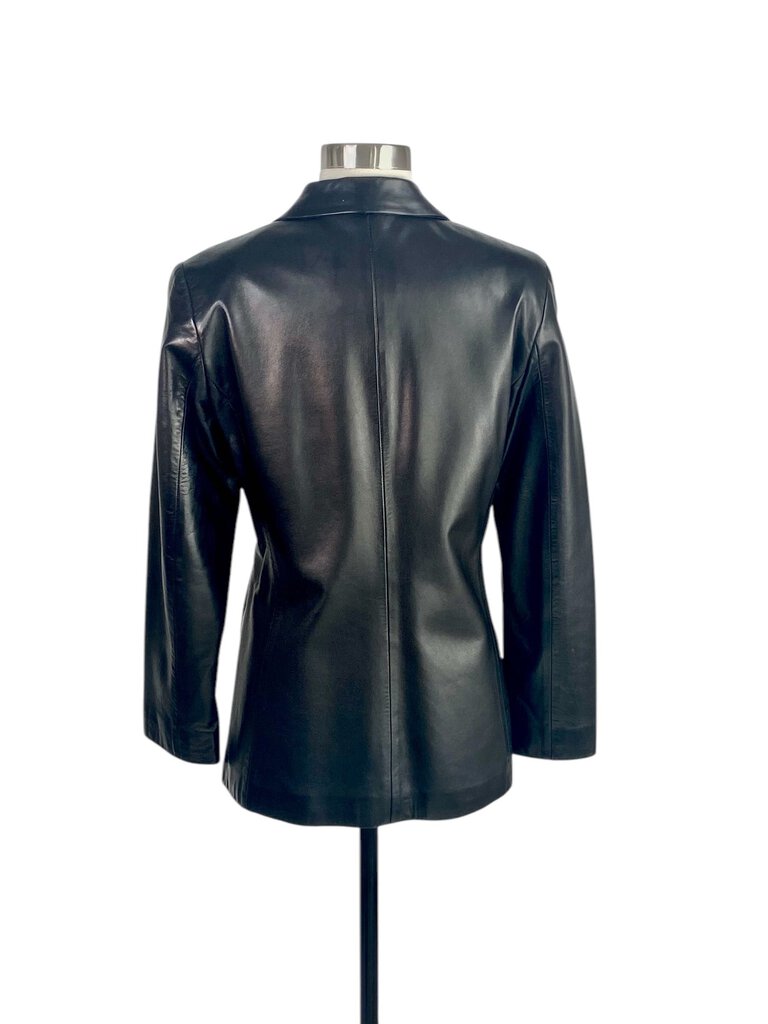 The Coach Leather Jacket is a timeless piece that combines classic style with modern craftsmanship, featuring soft, high-quality leather for a luxurious feel. Its sleek silhouette and versatile design make it perfect for adding an edgy touch to any outfit, whether casual or more polished.