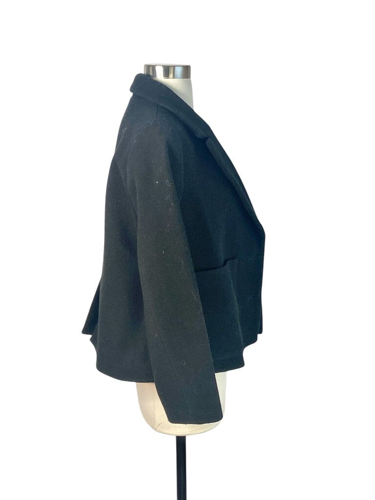 The Rachel Comey Fleece Lined Cropped Wool Jacket is a stylish and cozy outerwear piece, featuring a cropped silhouette and soft fleece lining for added warmth. Its modern design and unique detailing make it perfect for layering over both casual and elevated outfits.