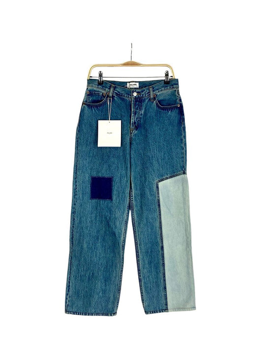 The Still Here Patchwork Jeans are a unique, statement-making piece that combines various denim washes and textures in a creative patchwork design. With a relaxed fit and edgy flair, they offer a fresh take on classic jeans for a bold, fashion-forward look.