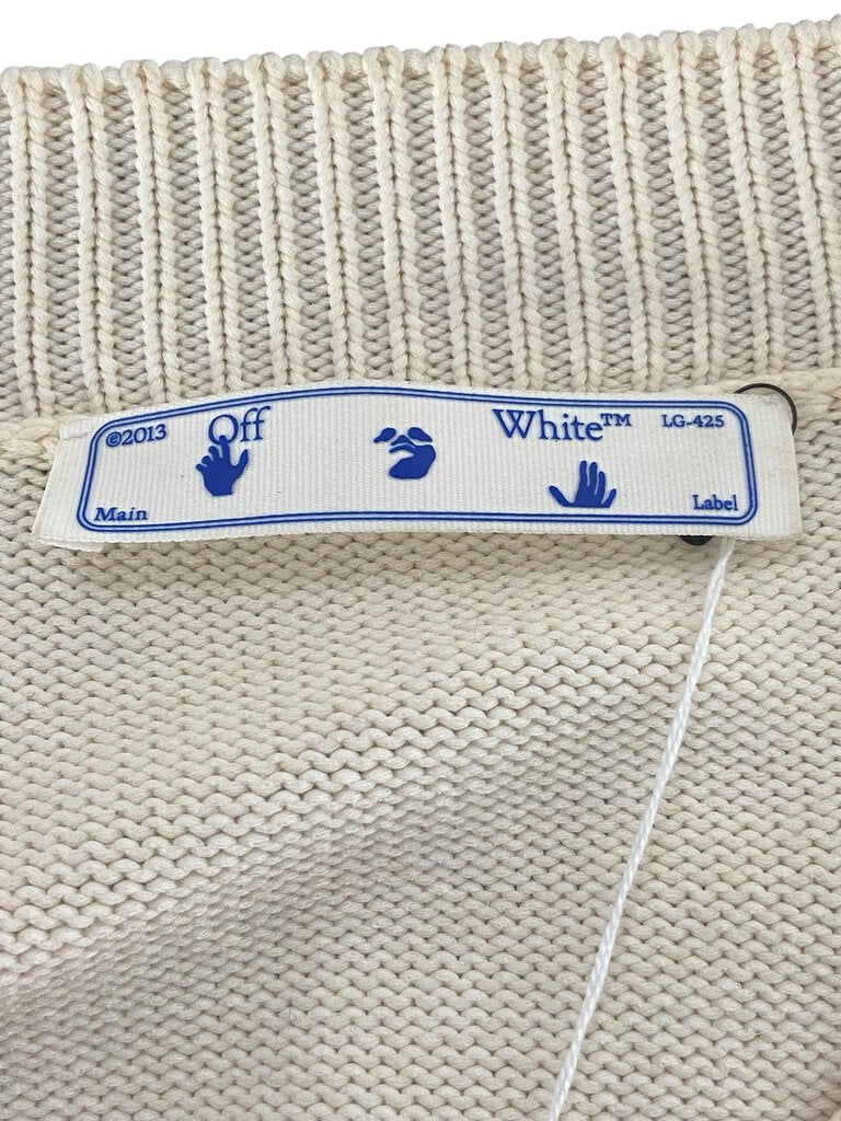 Off White Logo Patch Sweater