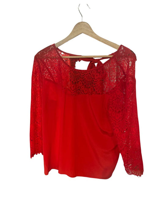 Sezane Silk and Lace Top