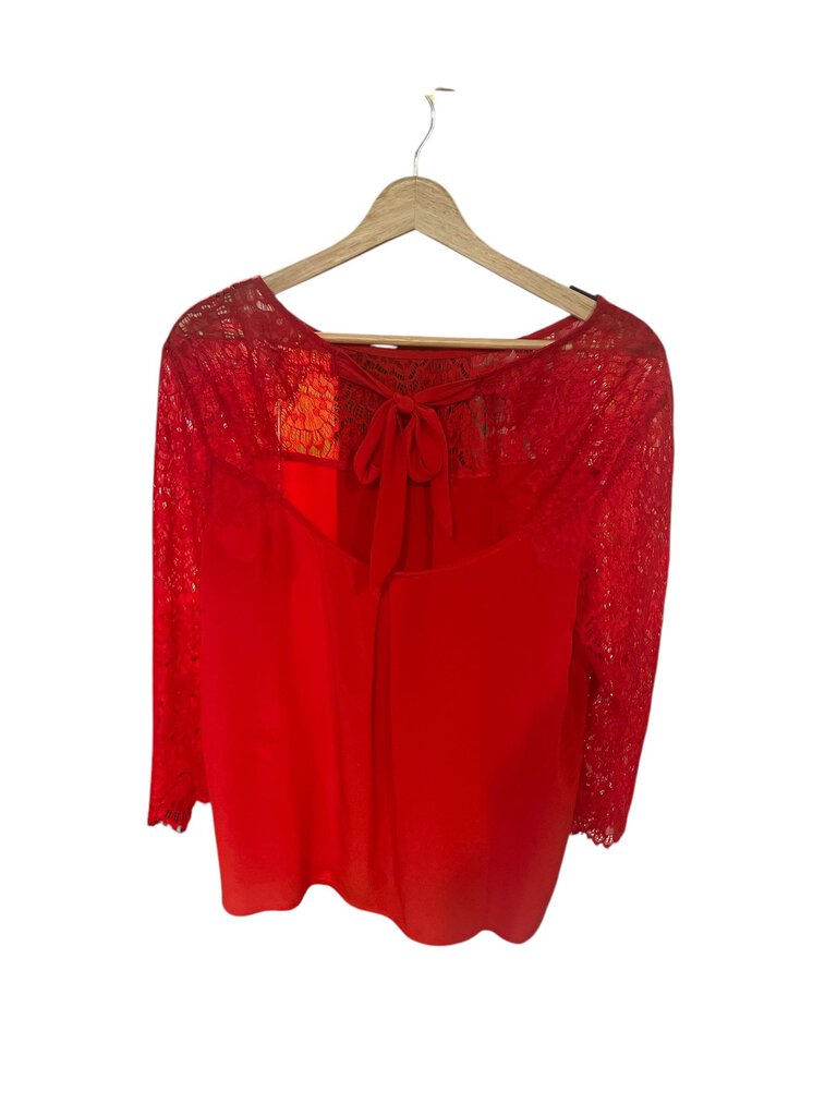 Sezane Silk and Lace Top