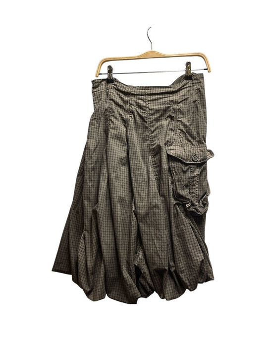 Rundholz Plaid Cargo Balloon Skirt