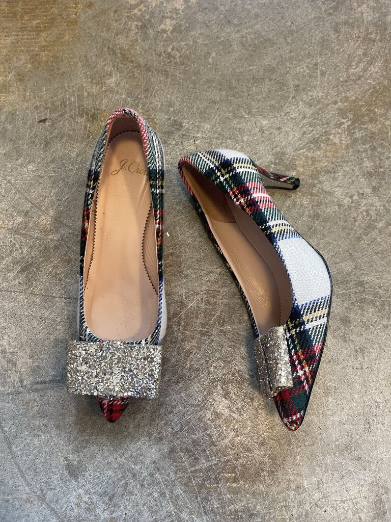 J Crew Tartan 'Colette' Heels