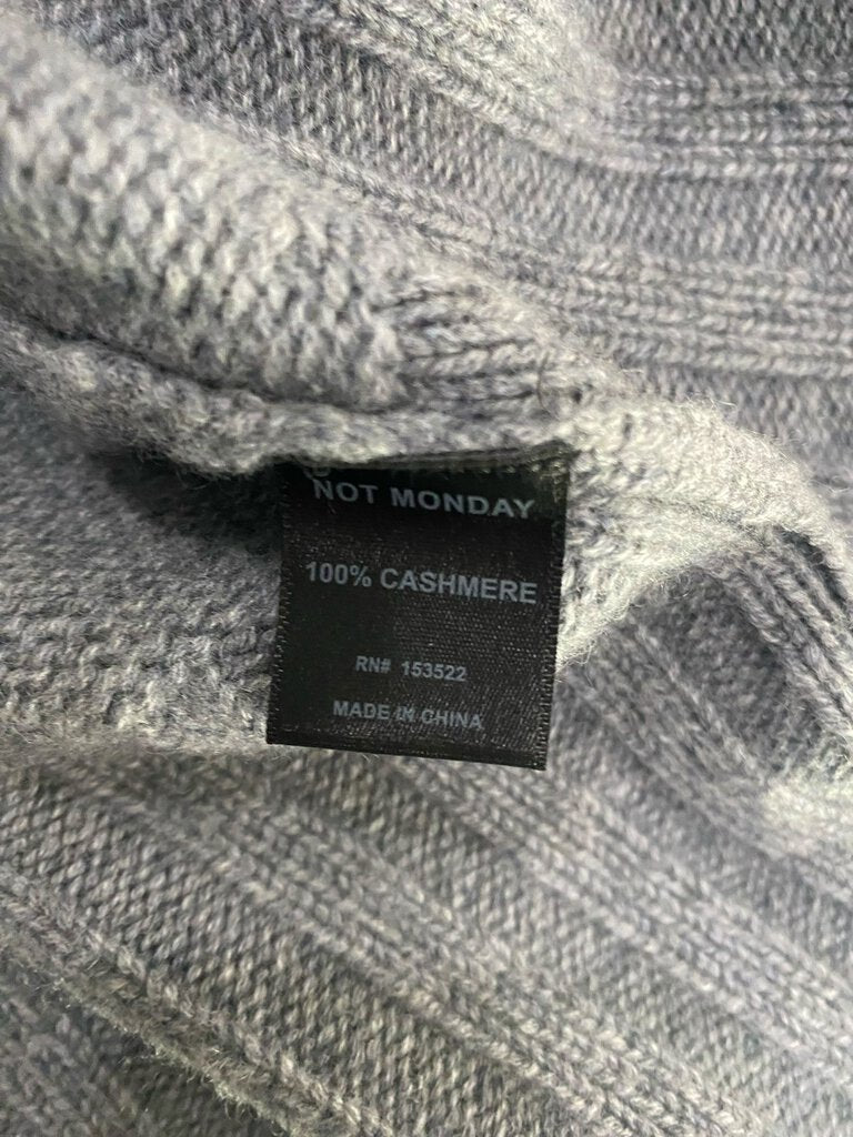 Not Monday Striped Cashmere Sweater, NEW