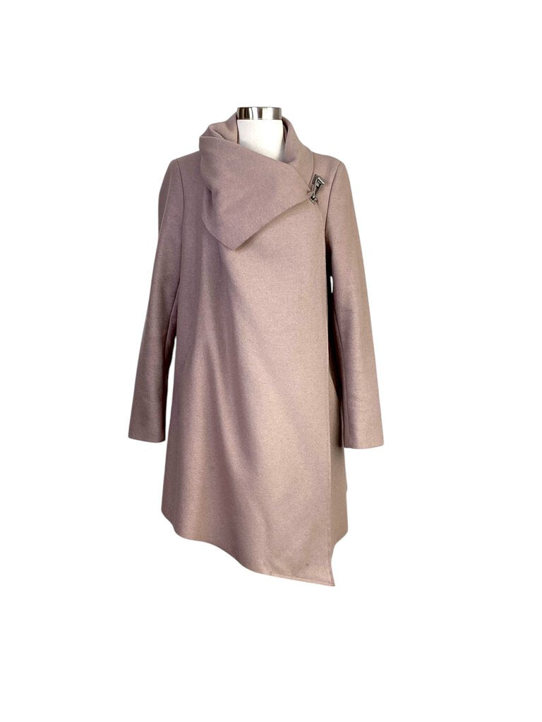 Allsaints 'Monument' Asymmetrical Wool Coat