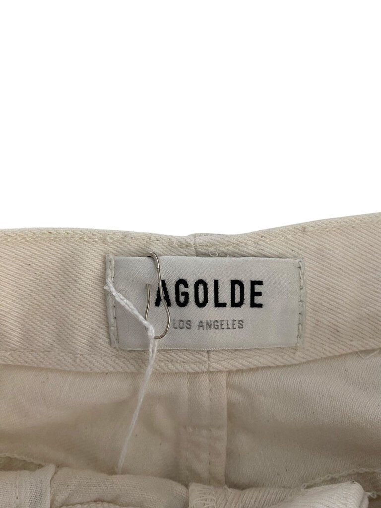 The Agolde High Rise Jeans combine a flattering, waist-defining fit with premium denim for a timeless, everyday look. With a classic straight-leg cut and modern, minimal design, they offer both comfort and versatility for any casual wardrobe.