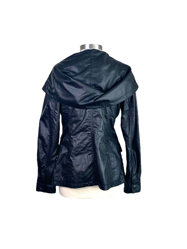 Cop Copine Coated Cotton Tie Front Jacket