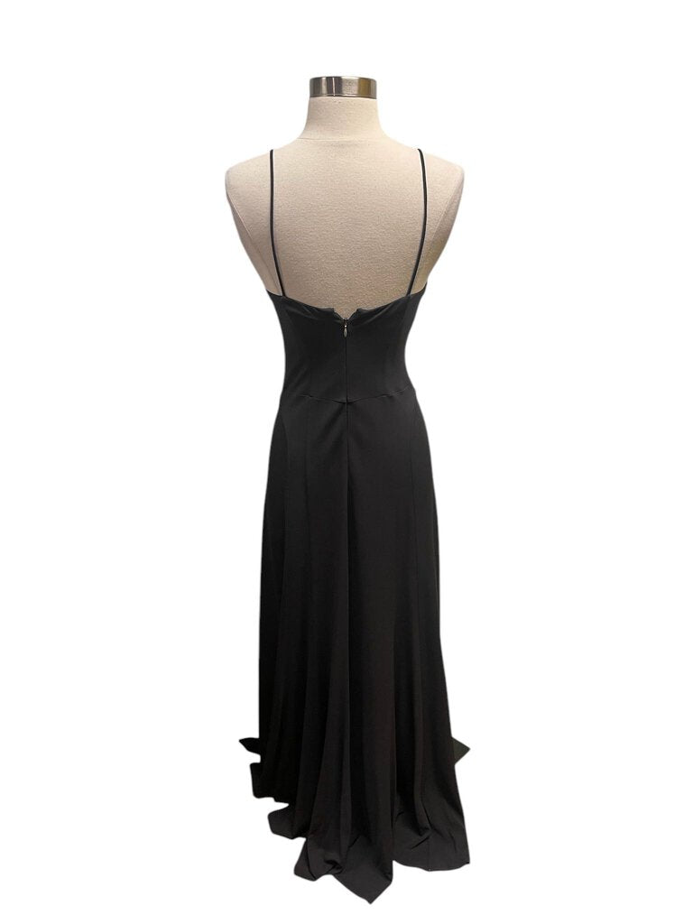 Narciso Rodriguez Silk Corset Trumpet Maxi Dress