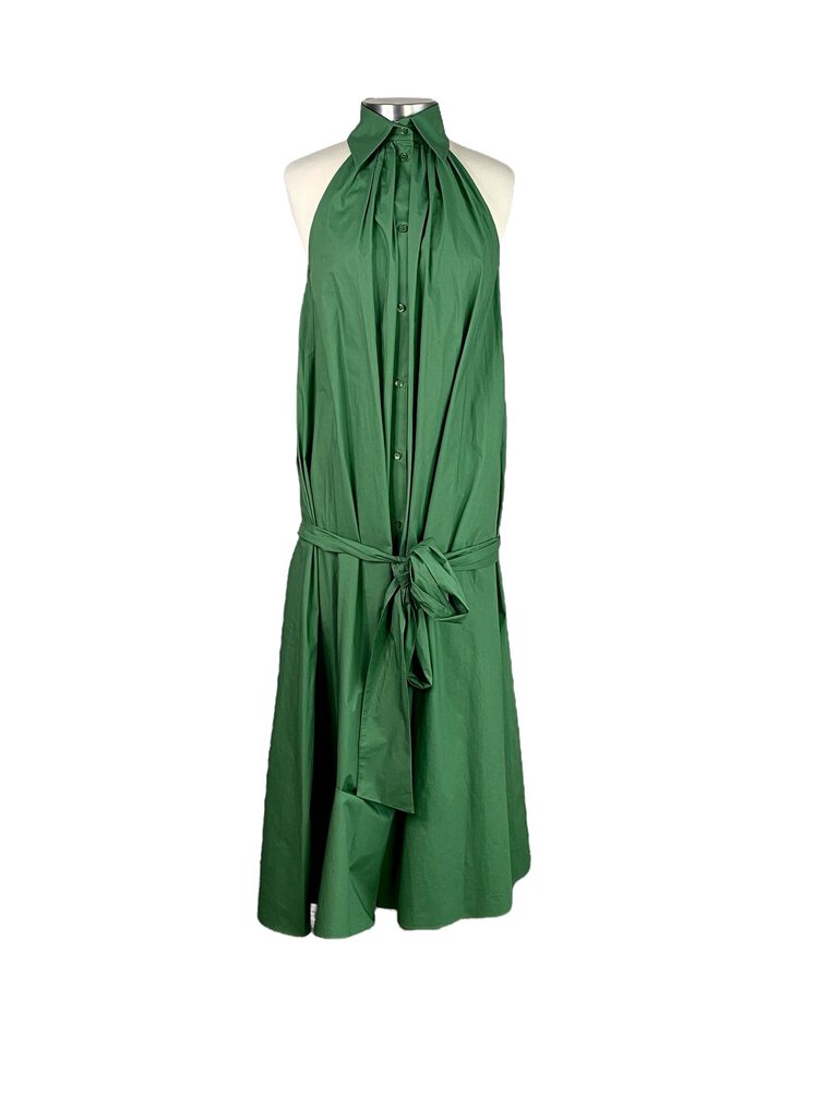 Scanlan Theodore Sleeveless Maxi Shirt Dress