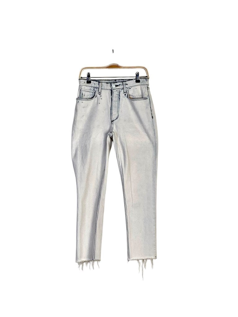 Rag & Bone Stone Washed Raw Edge Jeans