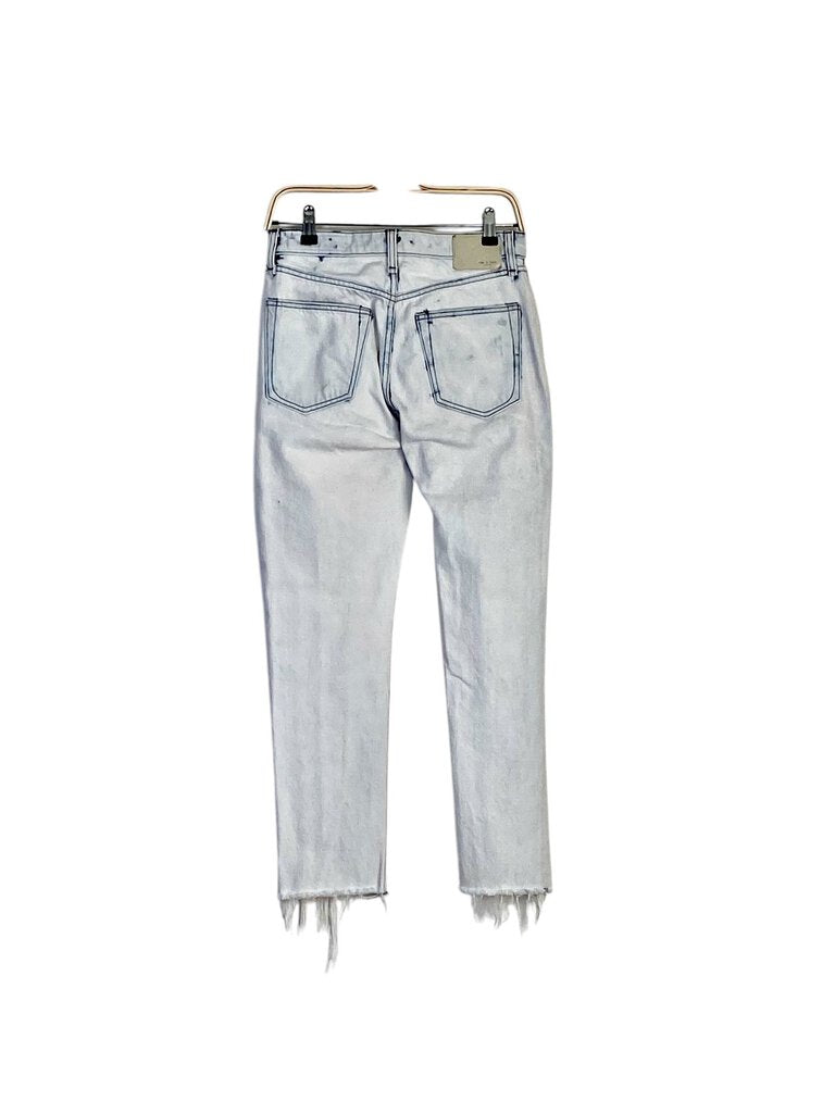 Rag & Bone Stone Washed Raw Edge Jeans