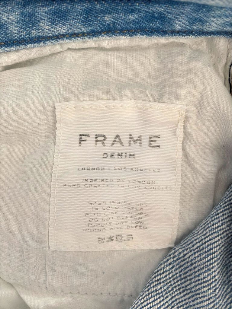 Frame Pieced Raw Edge Jeans