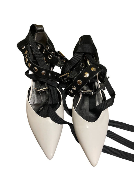 Clergerie 'Susa' Colorblock Multi Ankle Strap Heels