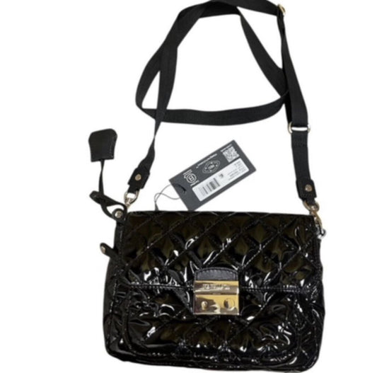 MZ Wallace Quilted Patent Crossbody Bag