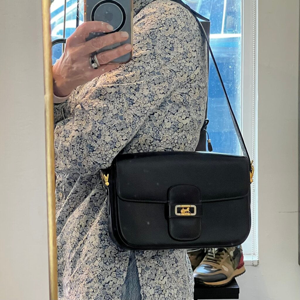 Vintage Celine Horse Carriage Leather Handbag