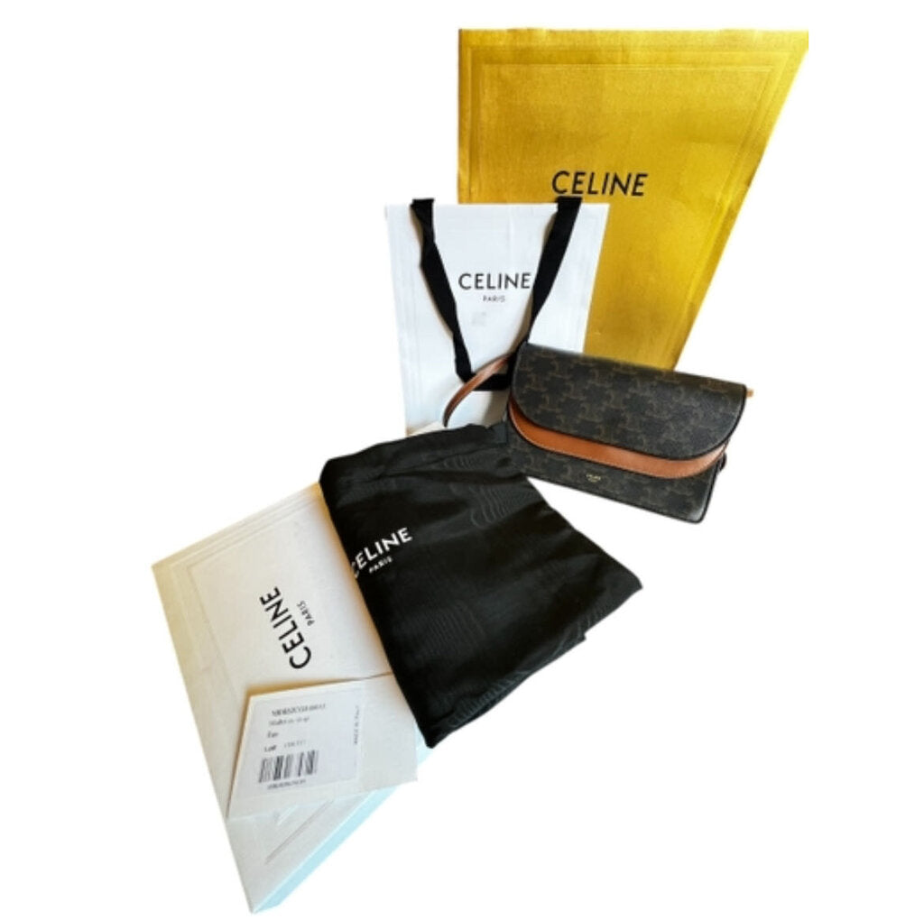 Celine Layered Wallet Crossbody Bag