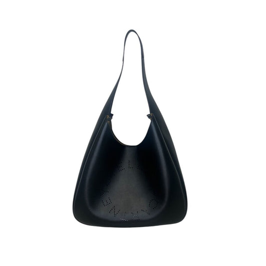 Stella McCartney Vegan Leather Perforated Logo Hobo Bag